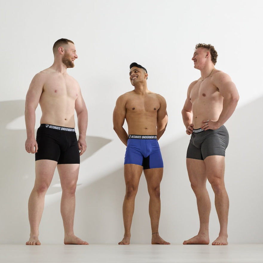 Bamboo Boxer Brief Underwear For Men in 3 Colours