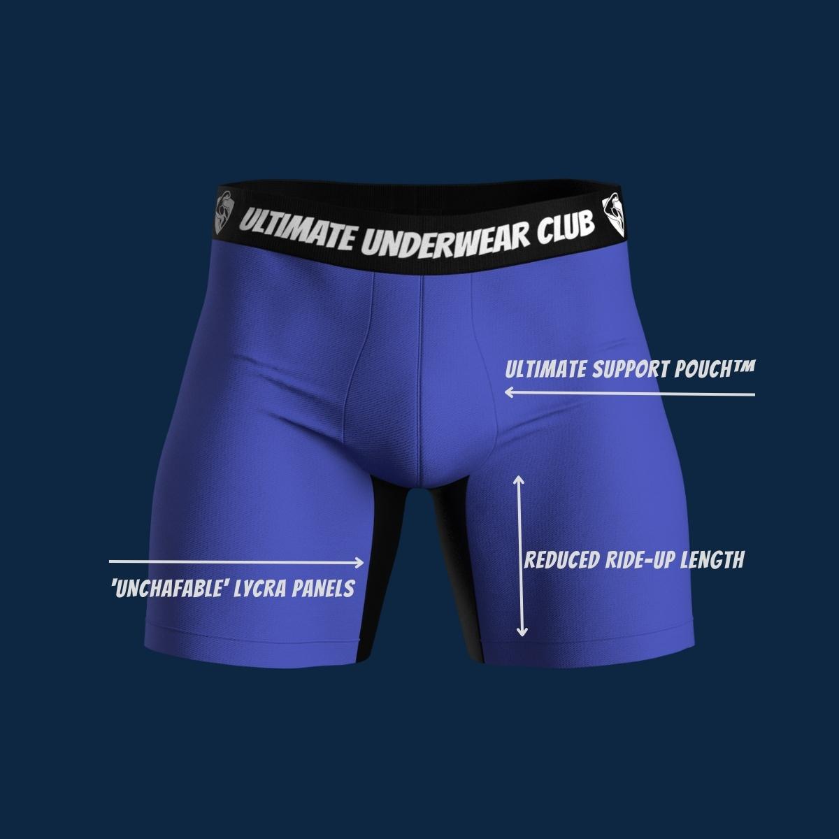 Boxer boyfriend deep blue  Bamboo Underwear – Mesbobettes