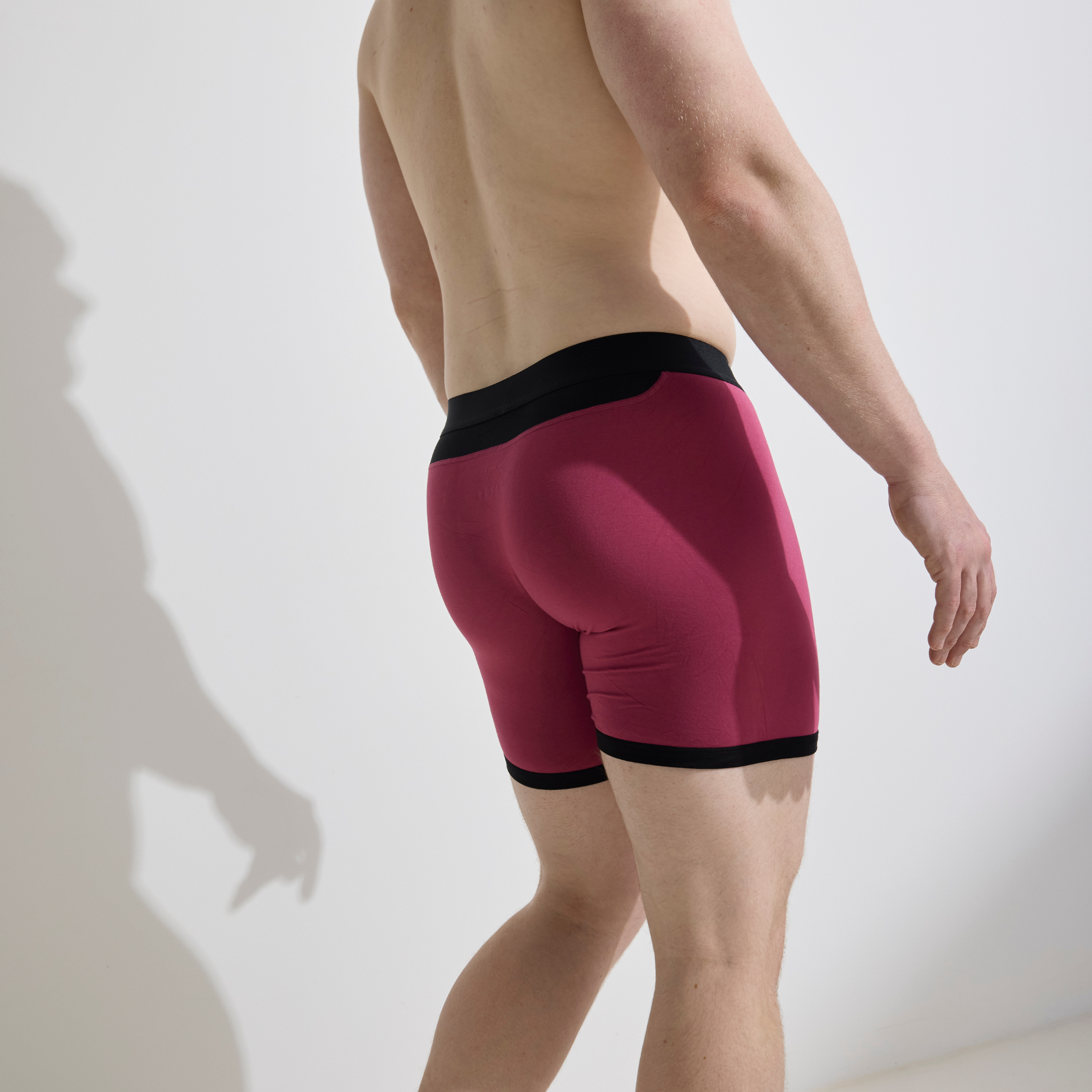 Maroon Thighs Boxer Brief (Long) 2.0