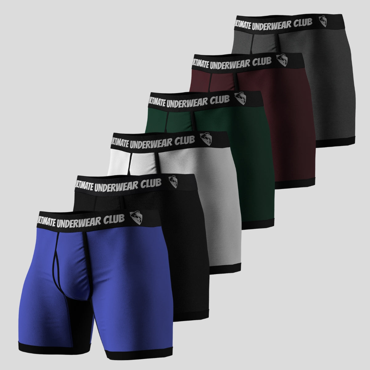 6 Pack of Ultimate Underwear 2.0 "Multi-Colour Pack" Men's Boxer Briefs - Comfortable, breathable, and stylish. Perfect fit for everyday wear.