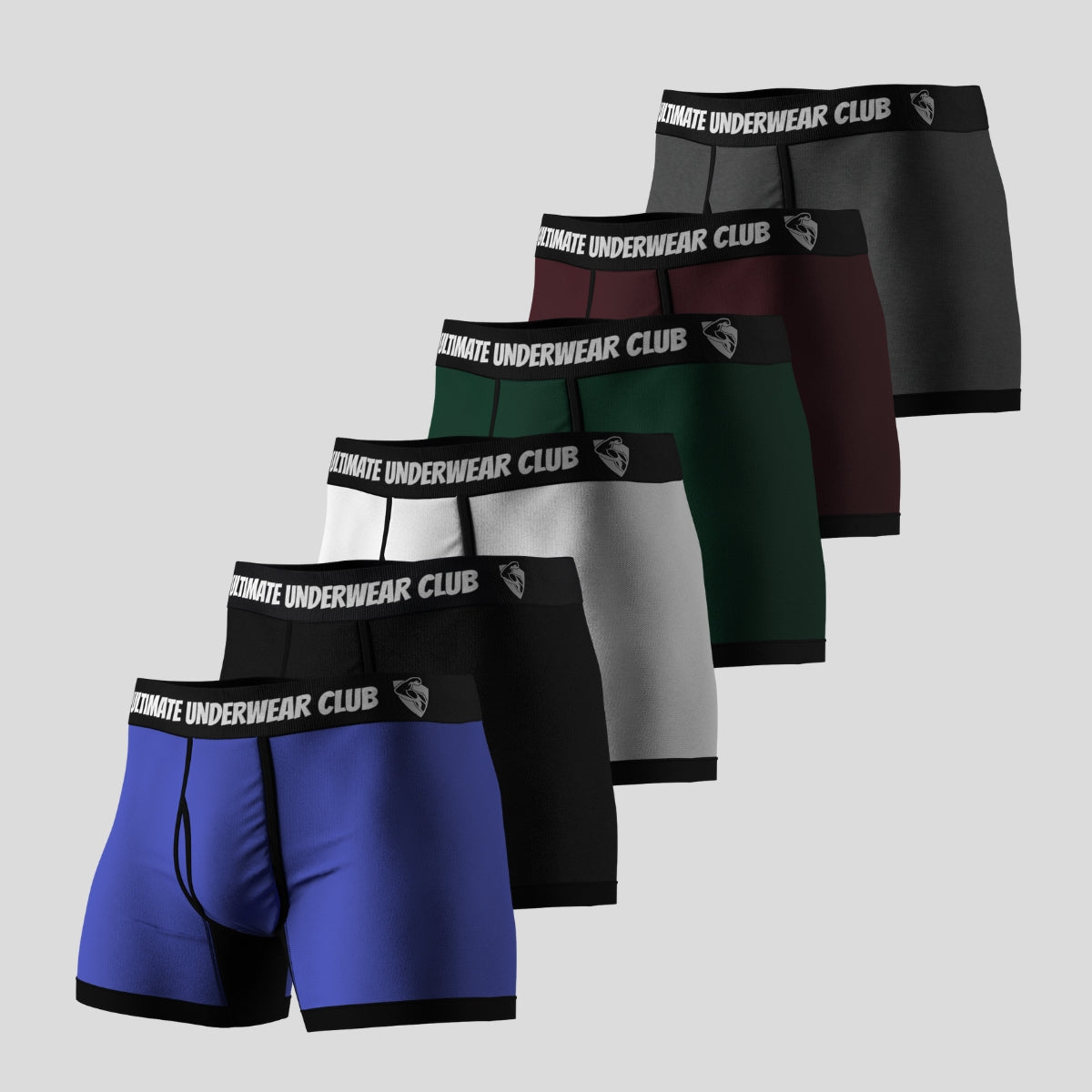 6 Pack of Ultimate Underwear 2.0 "Multi-Colour Pack" Men's Trunks - Comfortable, breathable, and stylish. Perfect fit for everyday wear.