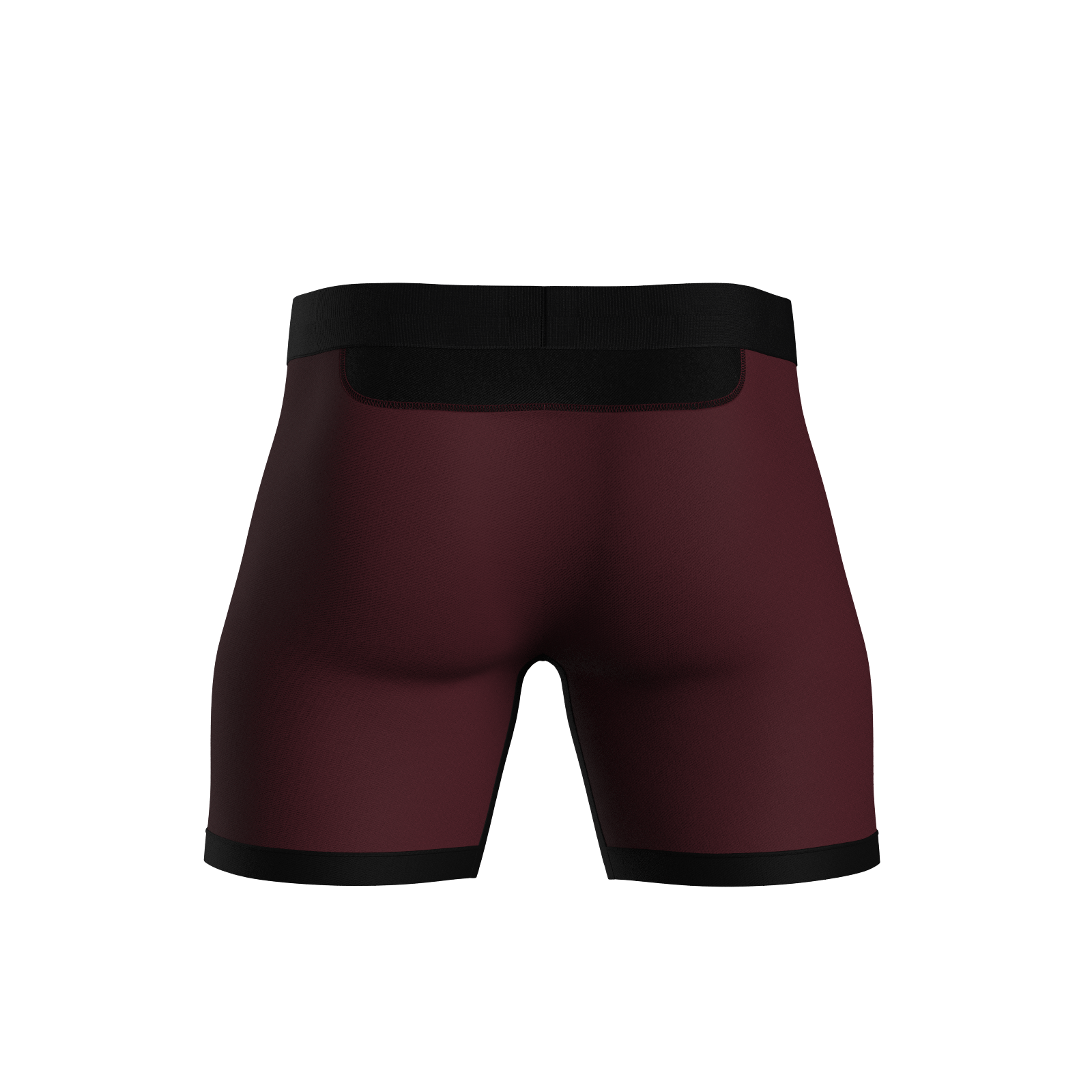Maroon Thighs Boxer Brief (Long) 2.0